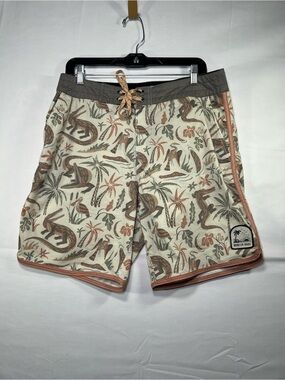 Howler Brothers Bruja Lazy Gators Boardshorts Swim Trunks Men’s Size 32